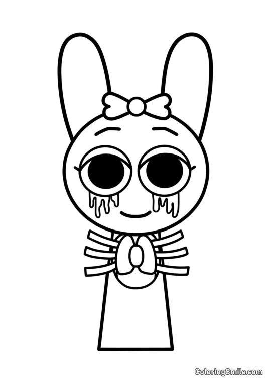 Horror Pinky - Ausmalbild