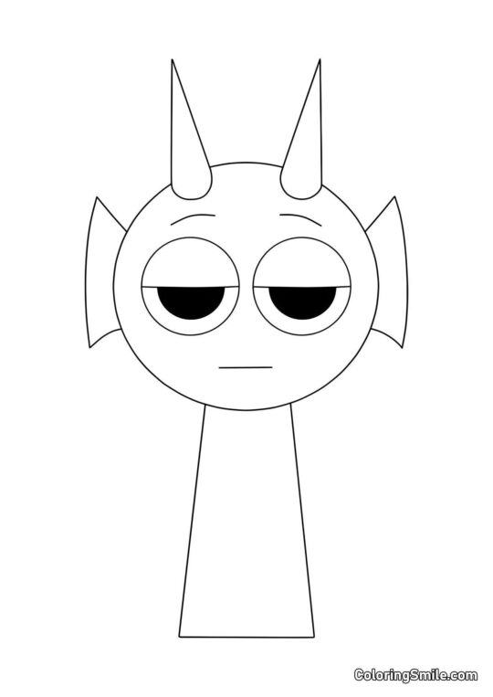 Sprunk Derpl - Ausmalbild