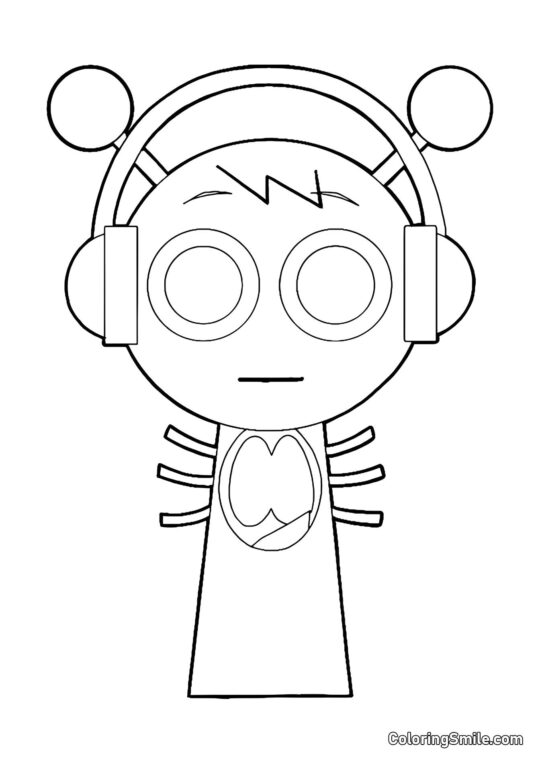 Horror Sprunk Oren - Ausmalbild