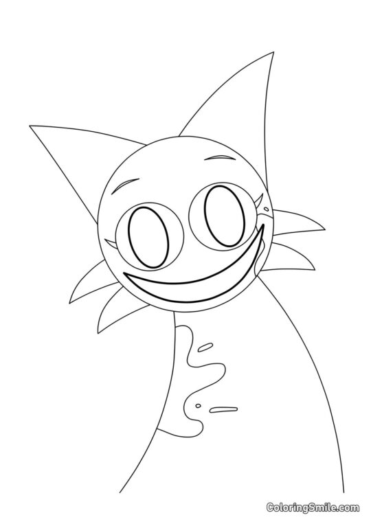 Horror Sprunki Venda - Ausmalbild