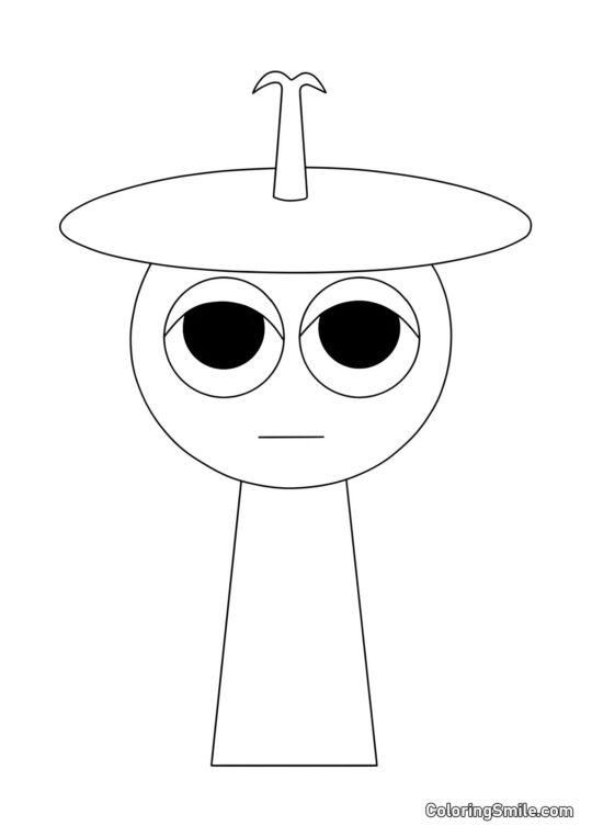 Sprunk Klyukr - Ausmalbild