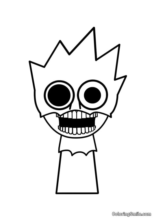 Horror Sprunk OVAKS - Ausmalbild