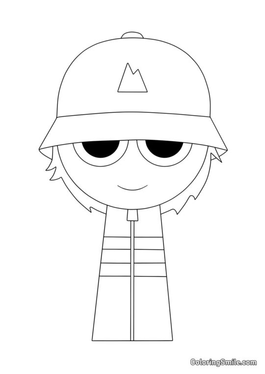 Bonus Sprunk El Cool P - Ausmalbild