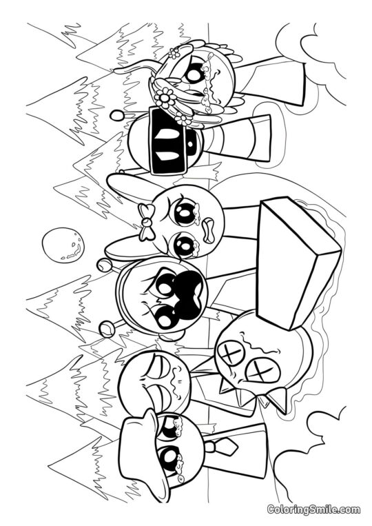 Sprunki Weinen - Ausmalbild