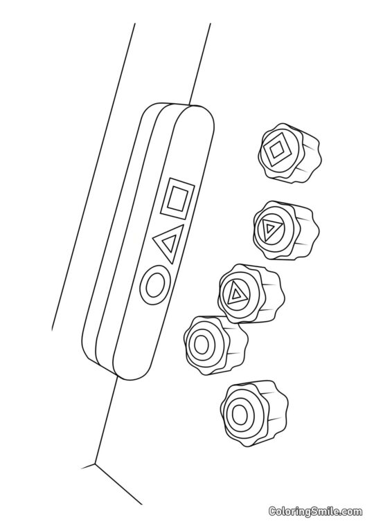 Kong aus Squid Game 2 - Ausmalbild