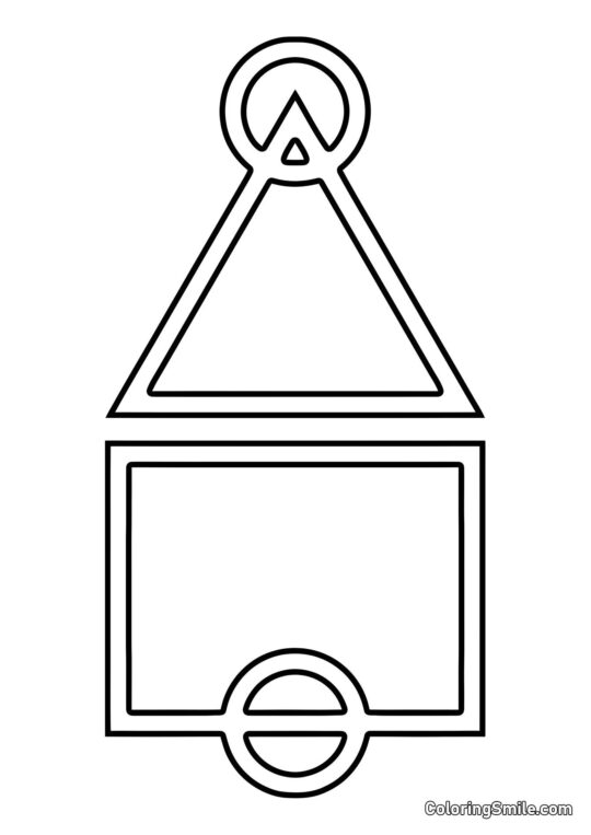 Squid Game Feld - Ausmalbild