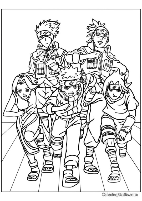 Team 7 - Ausmalbild