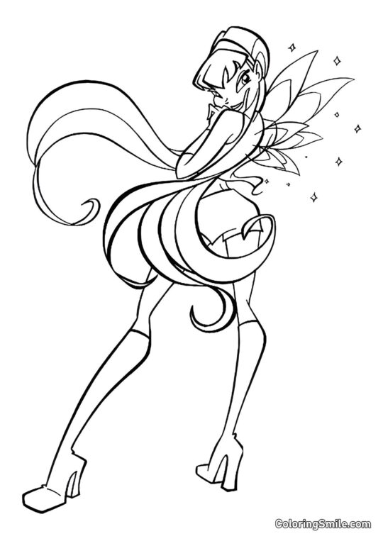 Stella plant Pläne - Ausmalbild