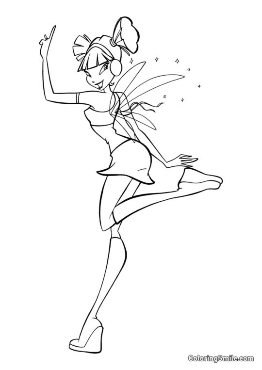 Musa Winx - Ausmalbild