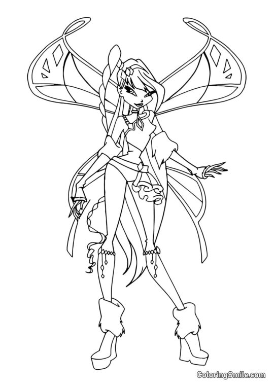 Winx Musa Lovix - Ausmalbild