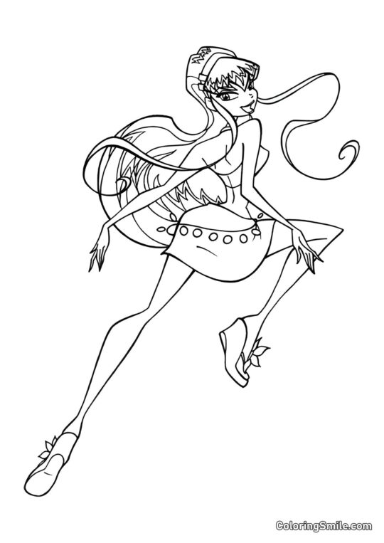 Stellas Lieblingsschuhe - Ausmalbild