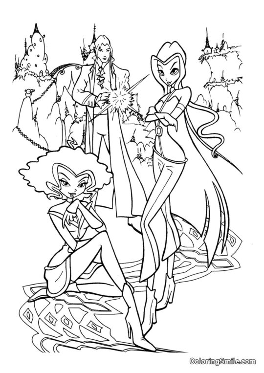 Trixs listiger Plan - Ausmalbild