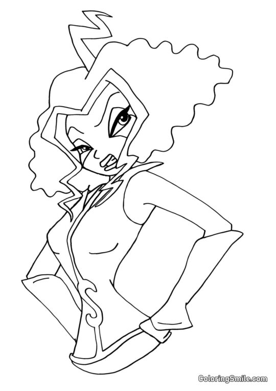 Stormy wie gewohnt in schlechter Stimmung - Ausmalbild