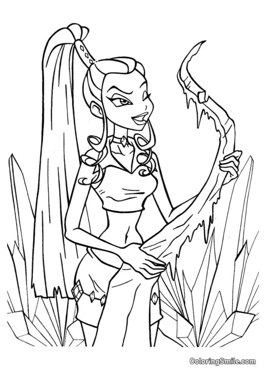 Icy zufrieden mit sich selbst - Ausmalbild