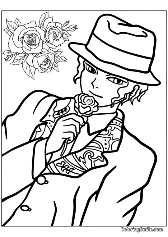 Muzan Kibutsuji - Ausmalbild