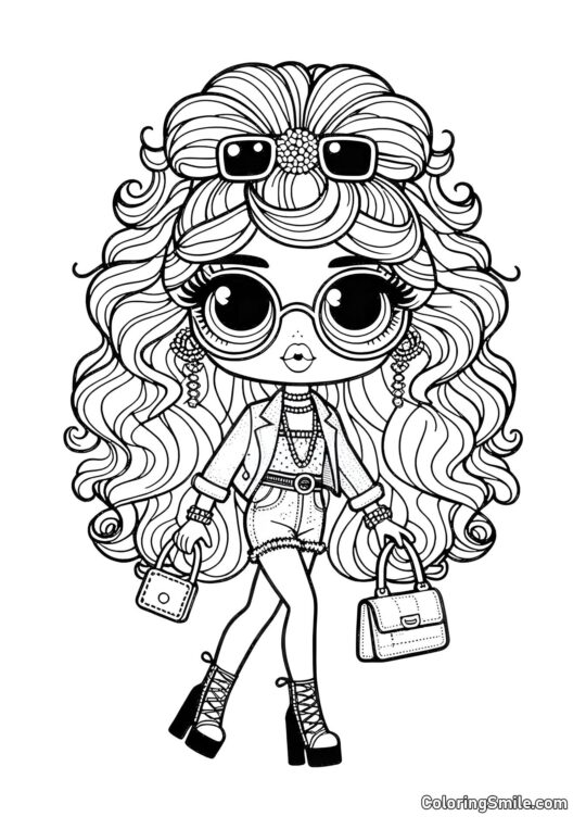 LOL Lehrer Puppe - Ausmalbild