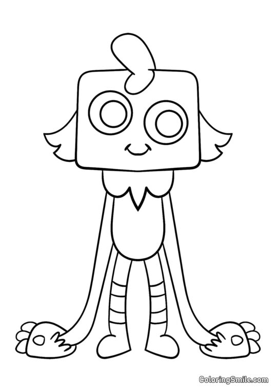 Gub aus Dendys Welt Gub aus Dendys Welt - Ausmalbild