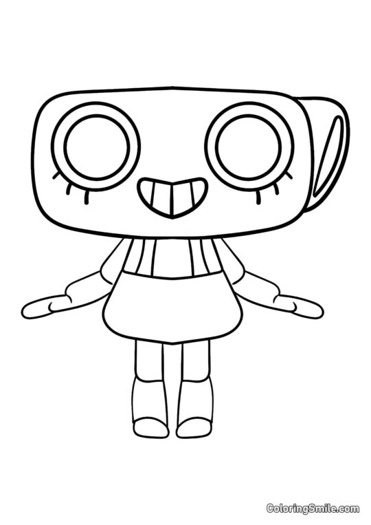 Shelly aus Dendys Welt Shelly aus Dendys Welt - Ausmalbild