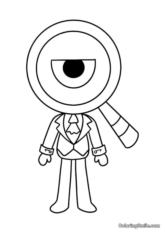 Roger aus Dendys Welt Roger aus Dendys Welt - Ausmalbild