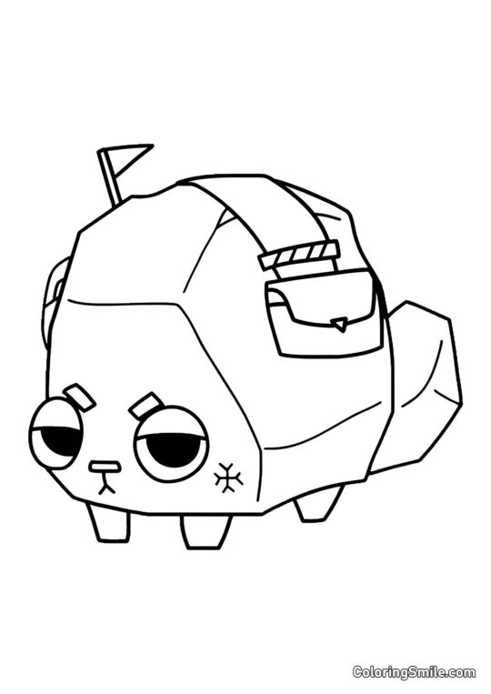 Pebble aus Dendys Welt Pebble aus Dendys Welt - Ausmalbild