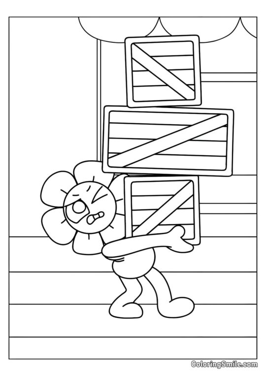 Dendy aus Roblox Dendy aus Roblox - Ausmalbild