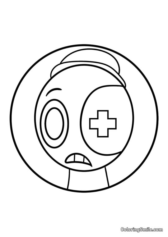 Porträt von Astro aus Dendys Welt Porträt von Astro aus Dendys Welt - Ausmalbild