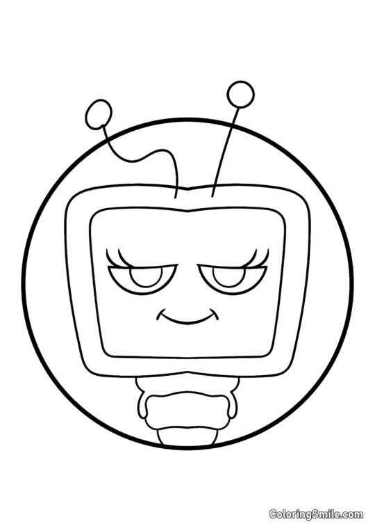 Porträt von Vi aus Dendys Welt Porträt von Vi aus Dendys Welt - Ausmalbild