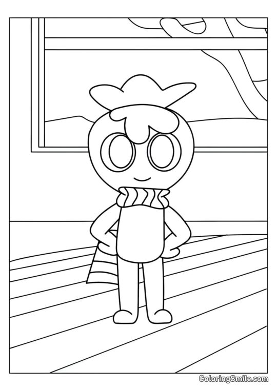 Sprout aus Dendys Welt Sprout aus Dendys Welt - Ausmalbild