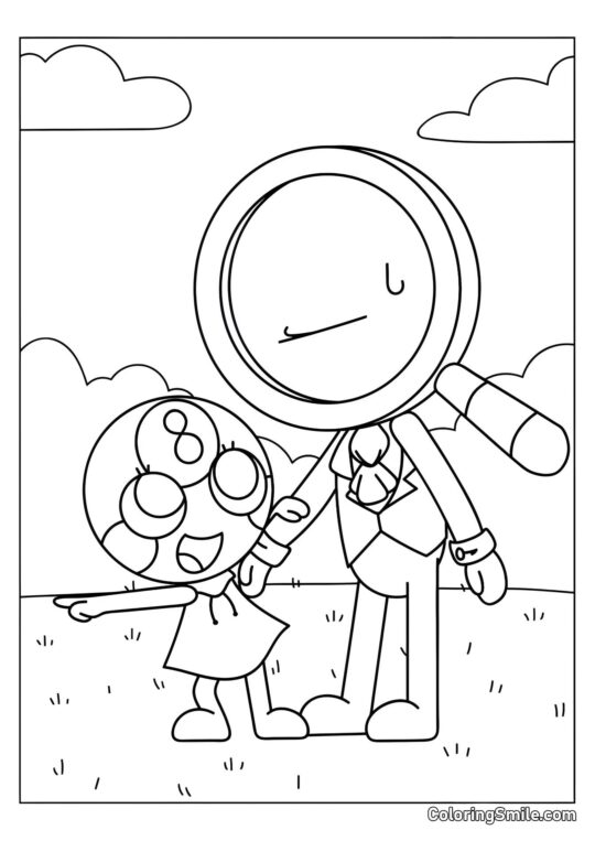 Tudles und Roger aus Dendys Welt Tudles und Roger aus Dendys Welt - Ausmalbild