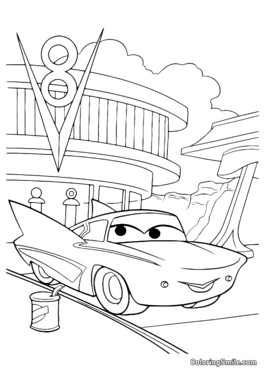 Flo Flo - Ausmalbild