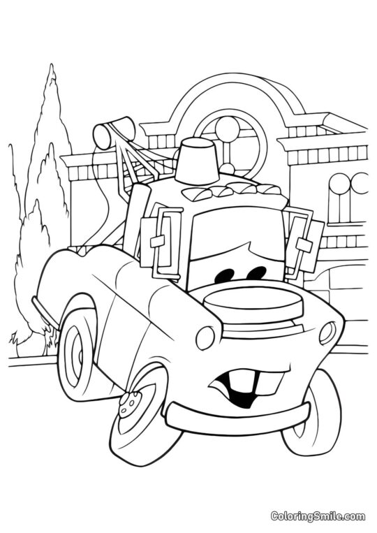 Trauriger Mater Trauriger Mater - Ausmalbild