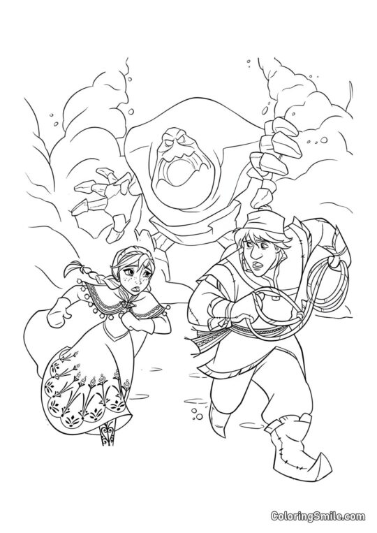 Marshmallow - Ausmalbild